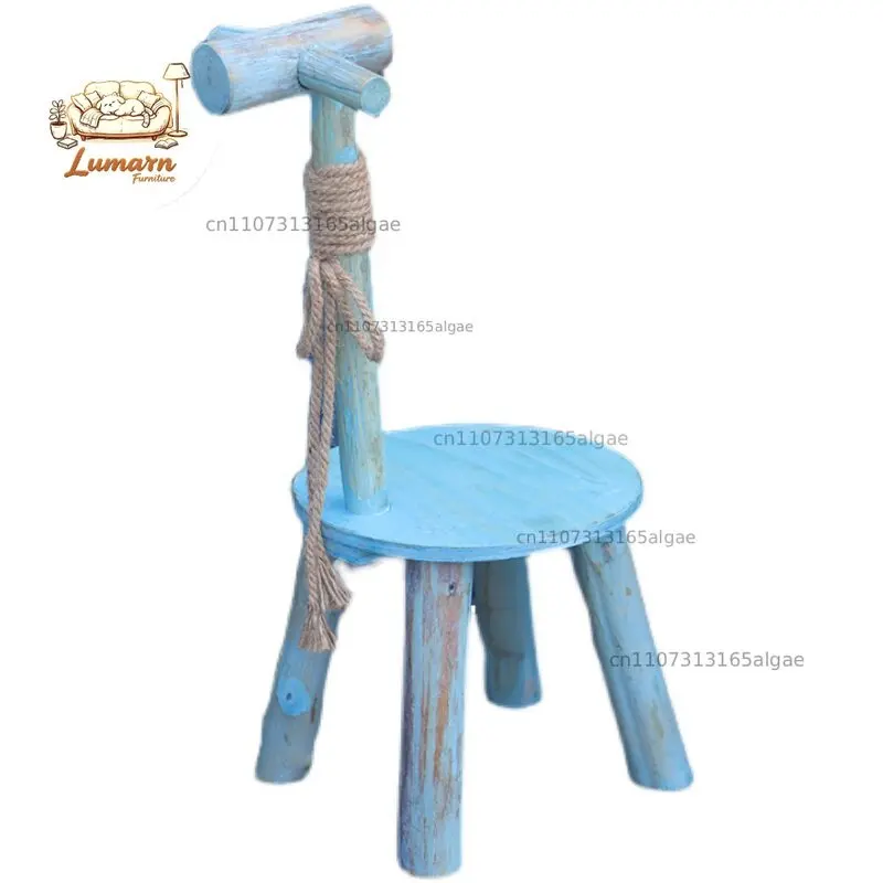 Solid wood head deer stool mailbox, flower pot creative flower box courtyard balcony garden arrangement window kindergarten