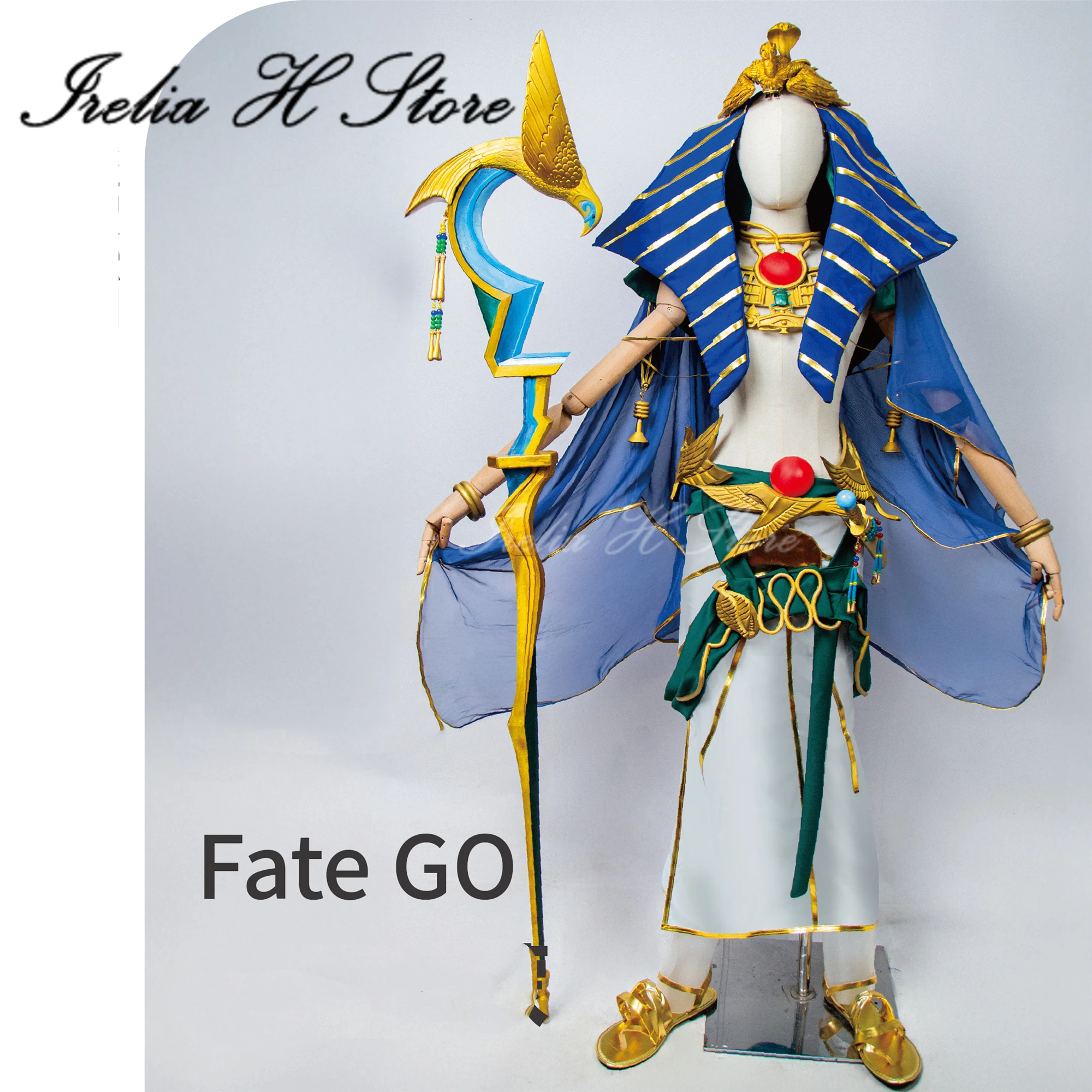 

Irelia H Store Fate/Grand Order Tutankhamun Cosplay Costume full set armors Game halloween cosplays Custom size made