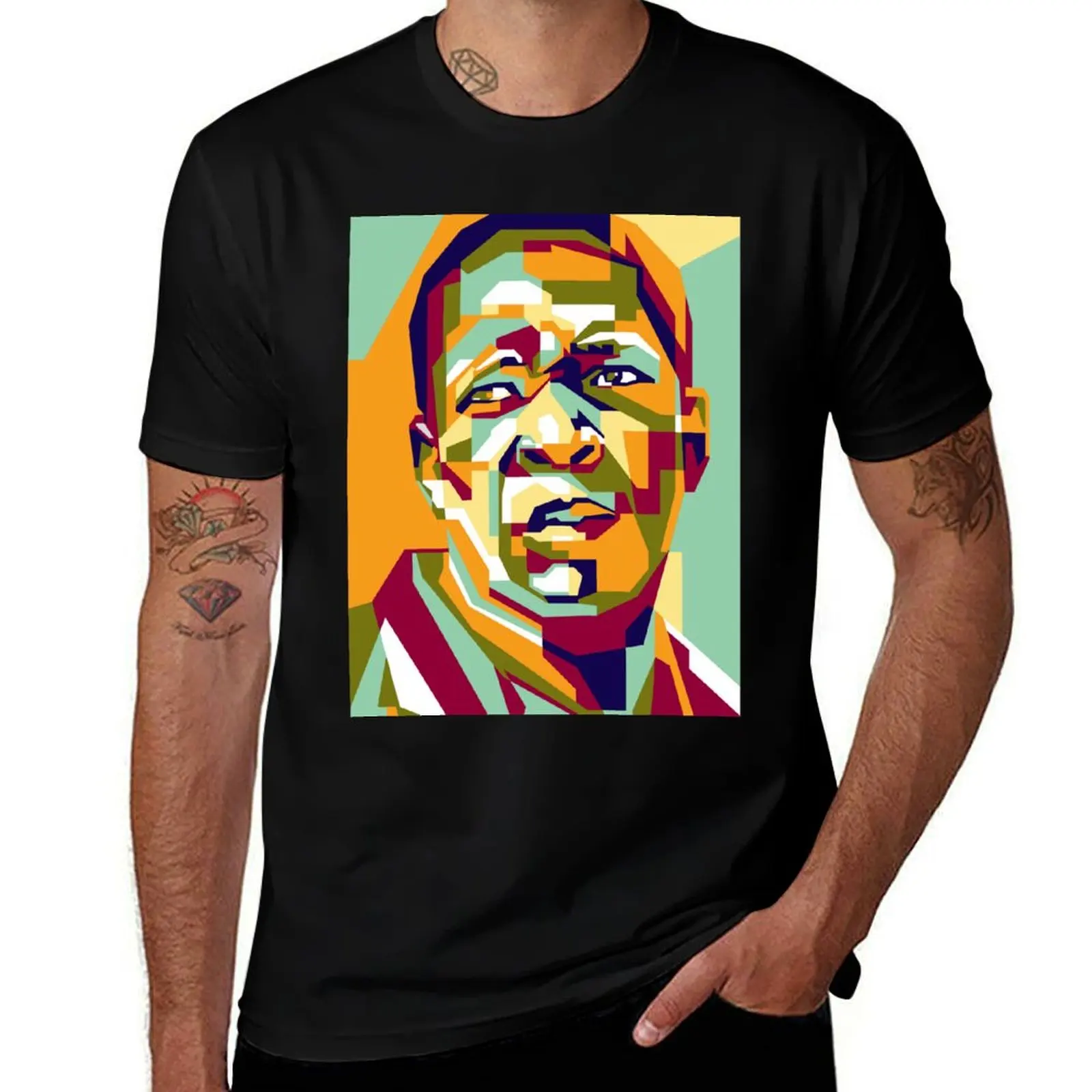 

Coltrane t shirts Abstract John high T-Shirt Geometric t shirts in WPAP cotton designer quality