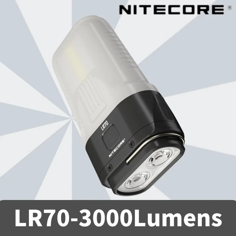 

NITECORE LR70 3-in-1 Rechargeable Lantern Flashlight 3000Lumens