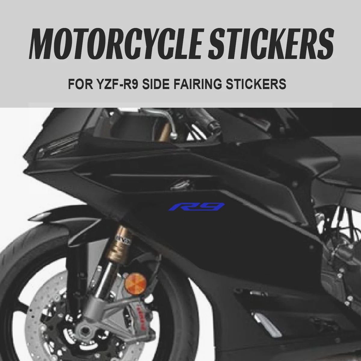 For YZF-R9 YZF R9 Motorcycle Side Body Fairing Decal Sticker Waterproof Vinyl Decorative Accessories 2 Pieces