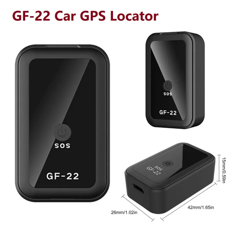 New GF22 Car Mini GPS Tracker Strong Magnetic Location Tracking Device Locator For Car Motorcycle Truck Recording Tracking