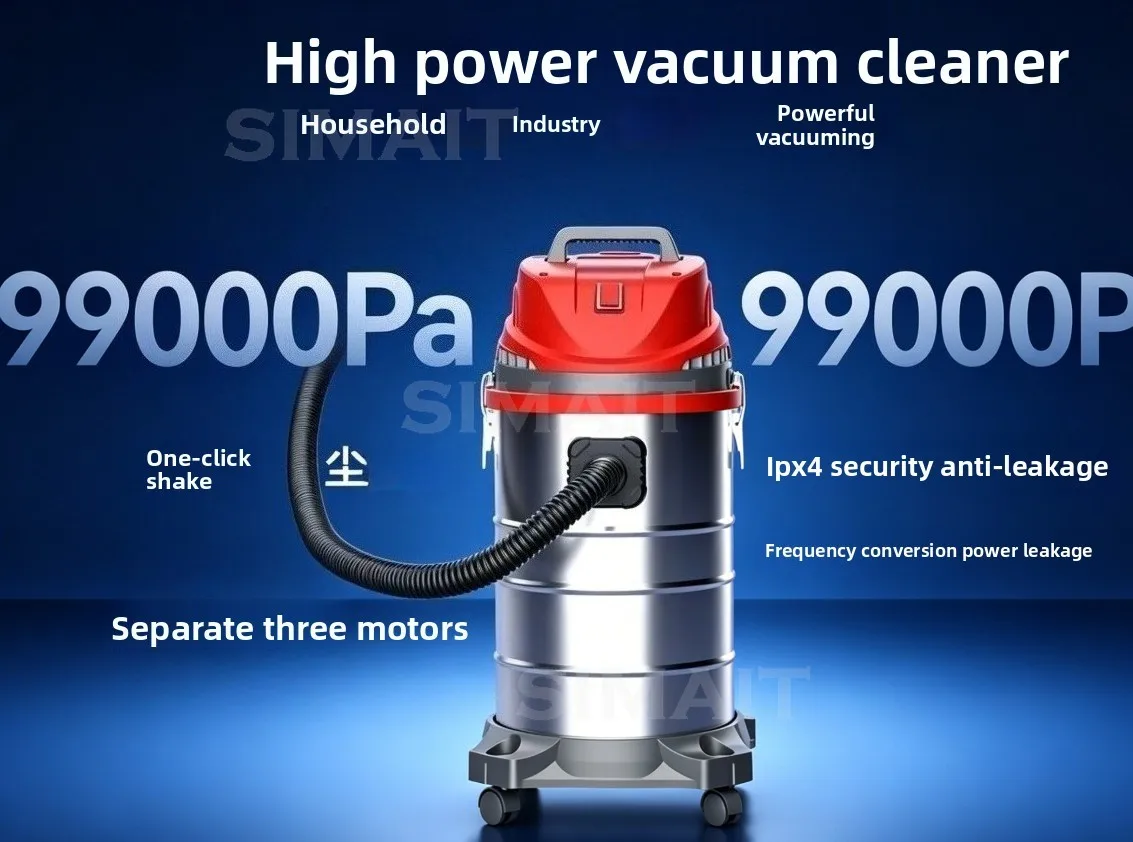 Vacuum Cleaner High Power, Household Automotive Industry Commercial Powerful Vacuum Cleaning