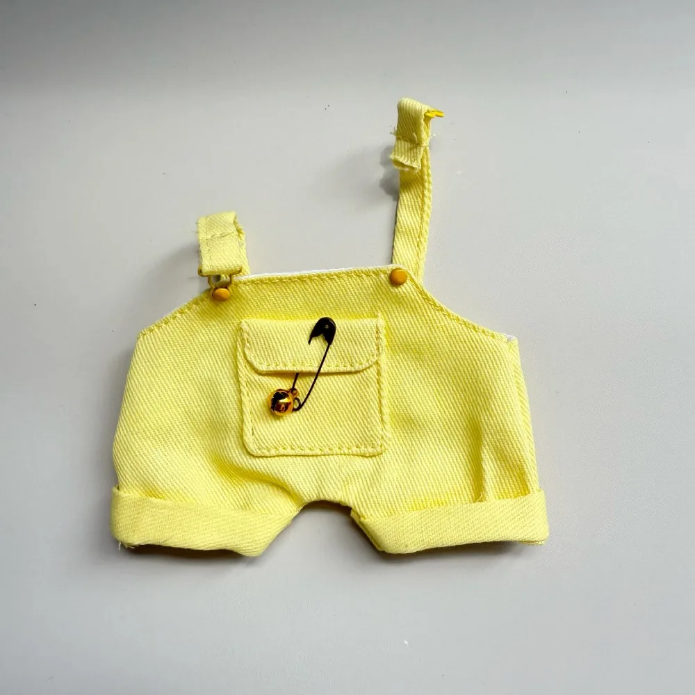 

Милые мини-плюшевые штаны-комбинезоны для кукол 17 см Labubu I II Idol, одежда для сидения, аксессуары для корейки Kpop Exo