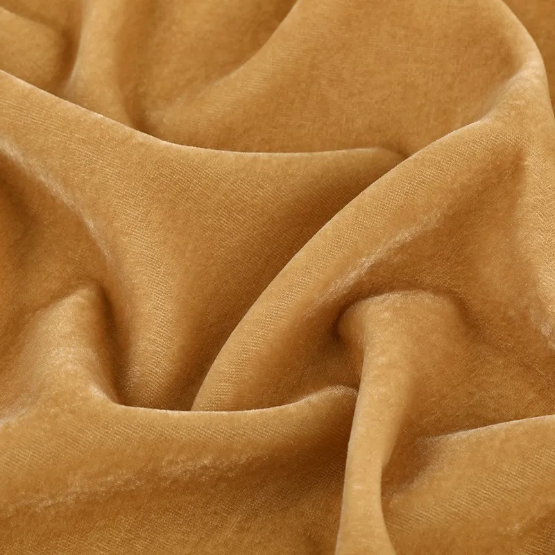 

170G silk velvet fabric non-elastic standing pile rayon cheongsam bedding nylon