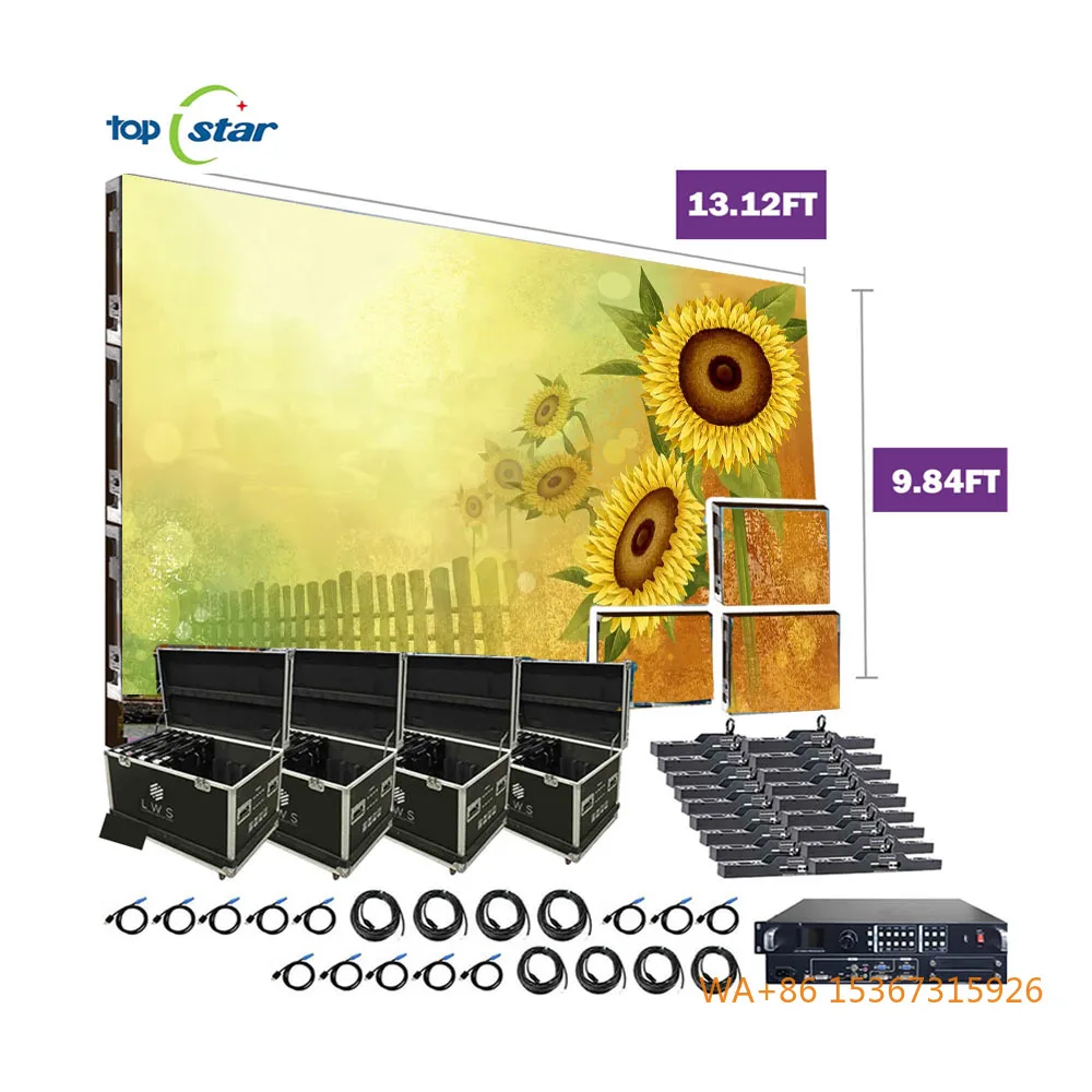 

P4.81 Waterproof Outdoor LED Rental Video Wall Concert Stage Display Screen Direct Wholesale Lowest Price