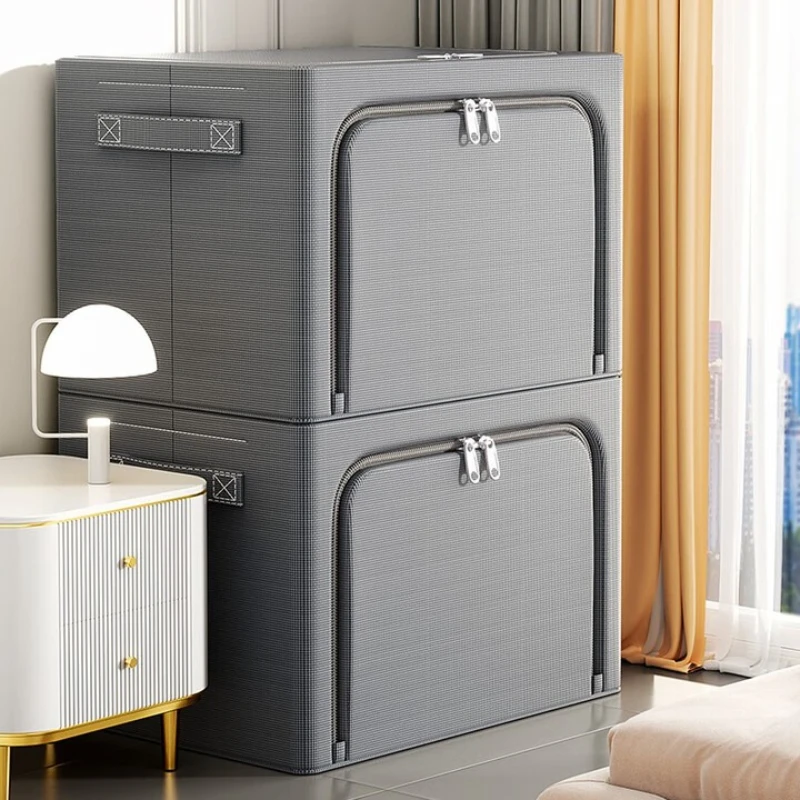 

Clothes storage box Household fabric finishing box Wardrobe clothing folding basket Oxford cloth storage boxs Child artifact
