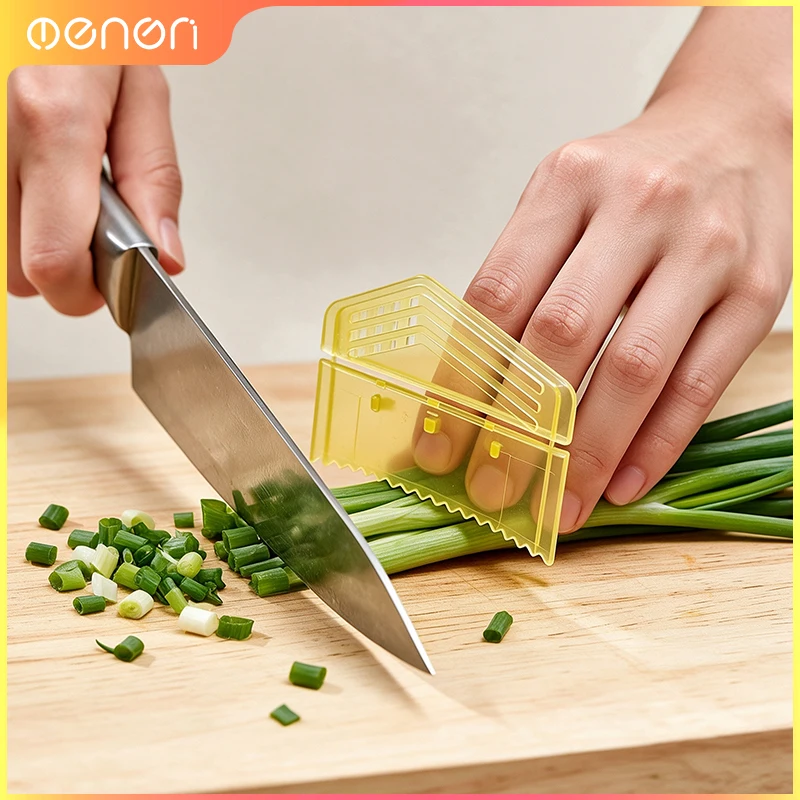 Plastic Cutting Finger Guard Transparent Anti Cut Hand Protector Non Slip Vegetable Fixing Kitchen Chopping Safety Gadget