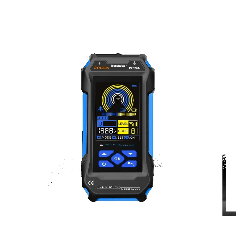 Wire Locator Tools Strong Voltage Underground Cable Locator PK826  LCD Display And Multi-Function In Good Quality