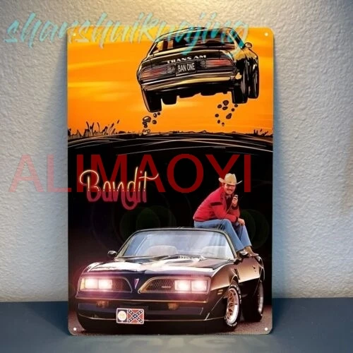 Smokey and the Bandit Movie Metal Poster Tin Sign - 20x30cm Plate sign