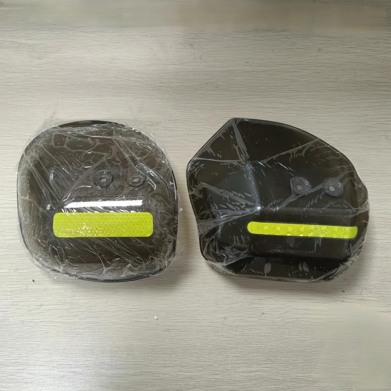 Einfach zu installierender und zerlegbarer Handschutz für Roller, Motorrad, ATV mit nachtreflektierendem Streifen, Wind, Regen und Sonnenschutz – Detail 9