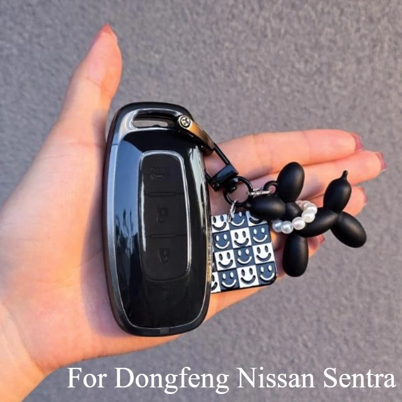 For Dongfeng Nissan Sentra/Teana/Dualis/Rogue/Kicks/ARIYA Sentra Car Key Set Transparent Case Key Shell Automobiles  Accessories