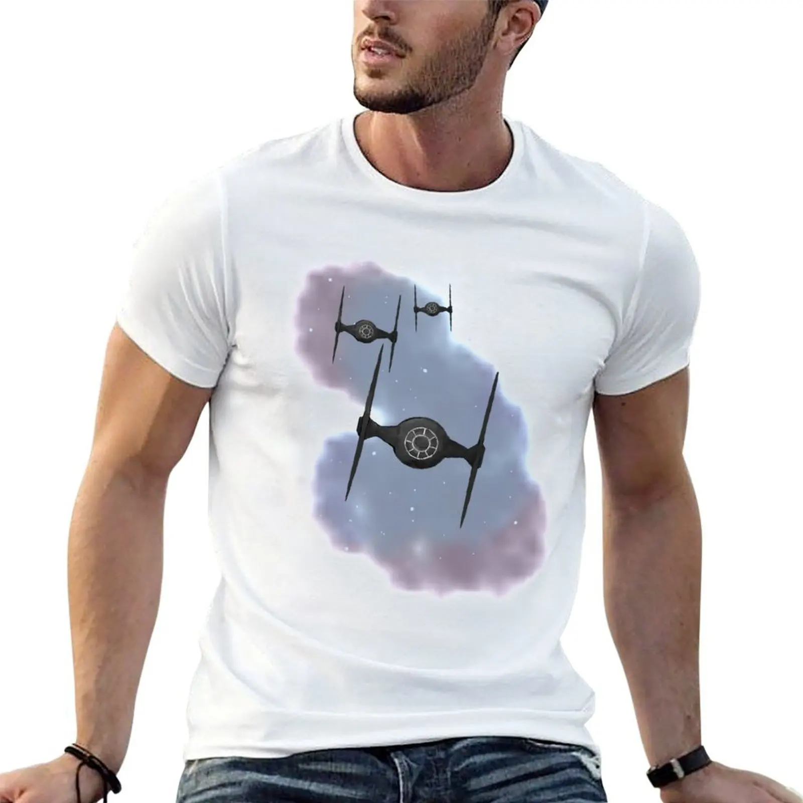 

Tie Fighters T-Shirt men t shirt cotton 100% funny t shirts cotton t shirts for man graphic funny T-shirt