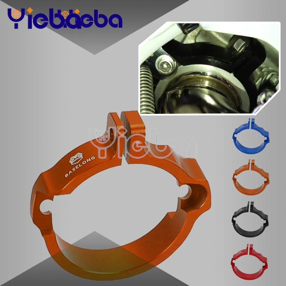 

Exhaust Tip Muffler Pipe Clamp Flanges Protector Cover Motorcycle For 250 300 EXC XC XCW XC-W XC-W TPI 2017 2018 19 - 2024 2025