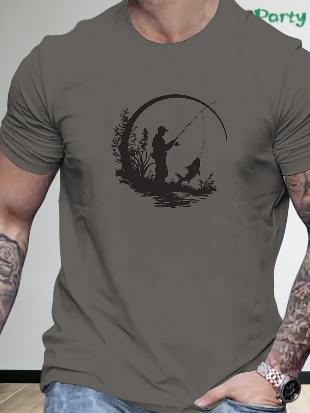 

Мужская повседневная футболка для рыбалки с 3D-принтом удочки, летняя, простая, с коротким рукавом, круглым вырезом, в стиле Харадзюку, для любителей рыбалки, мужская одежда