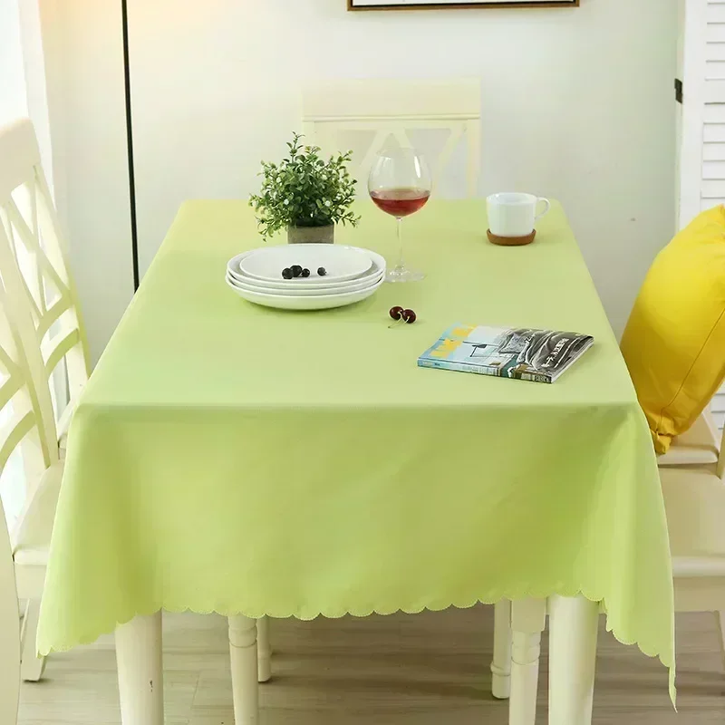 

2024Table cloth polyester table cloth circular tablecloth round solid golden68