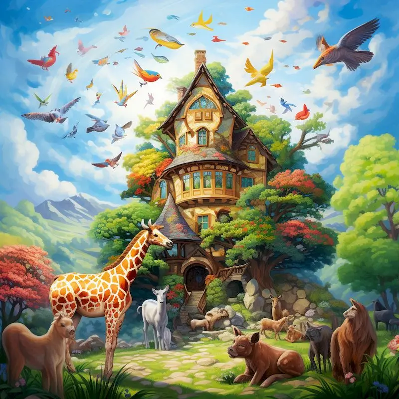 

GATYZTORY Forest Diamond Painting Handmade Crafts Diy Kits For Beginners Scenery Full Round/Square Modern Diy Crafts Diamond Art