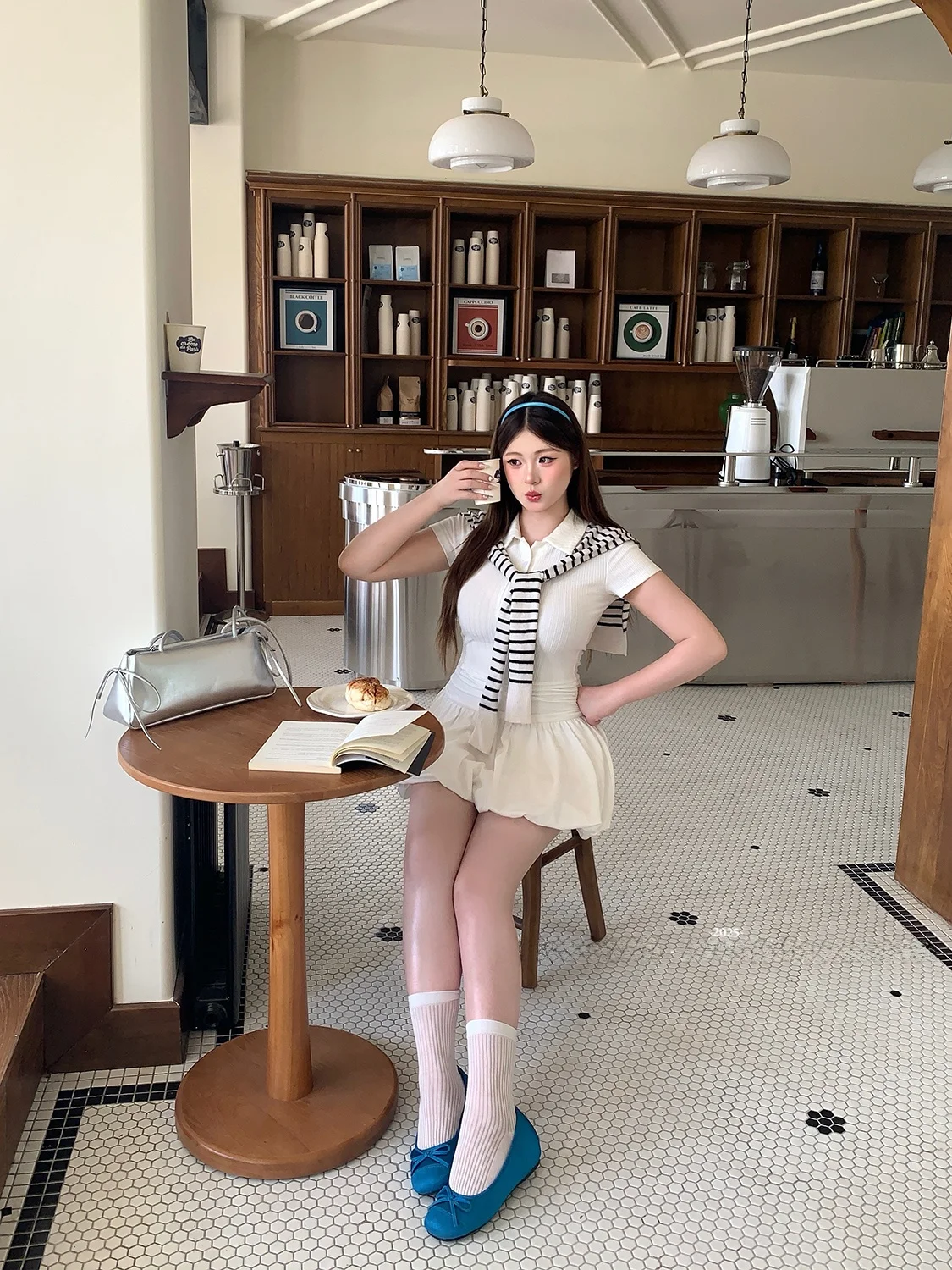 

CDSOUL Женская летняя модная юбка-пачка больших размеров с воротником, дизайнерским кроем и завышенной талией, с коротким рукавом