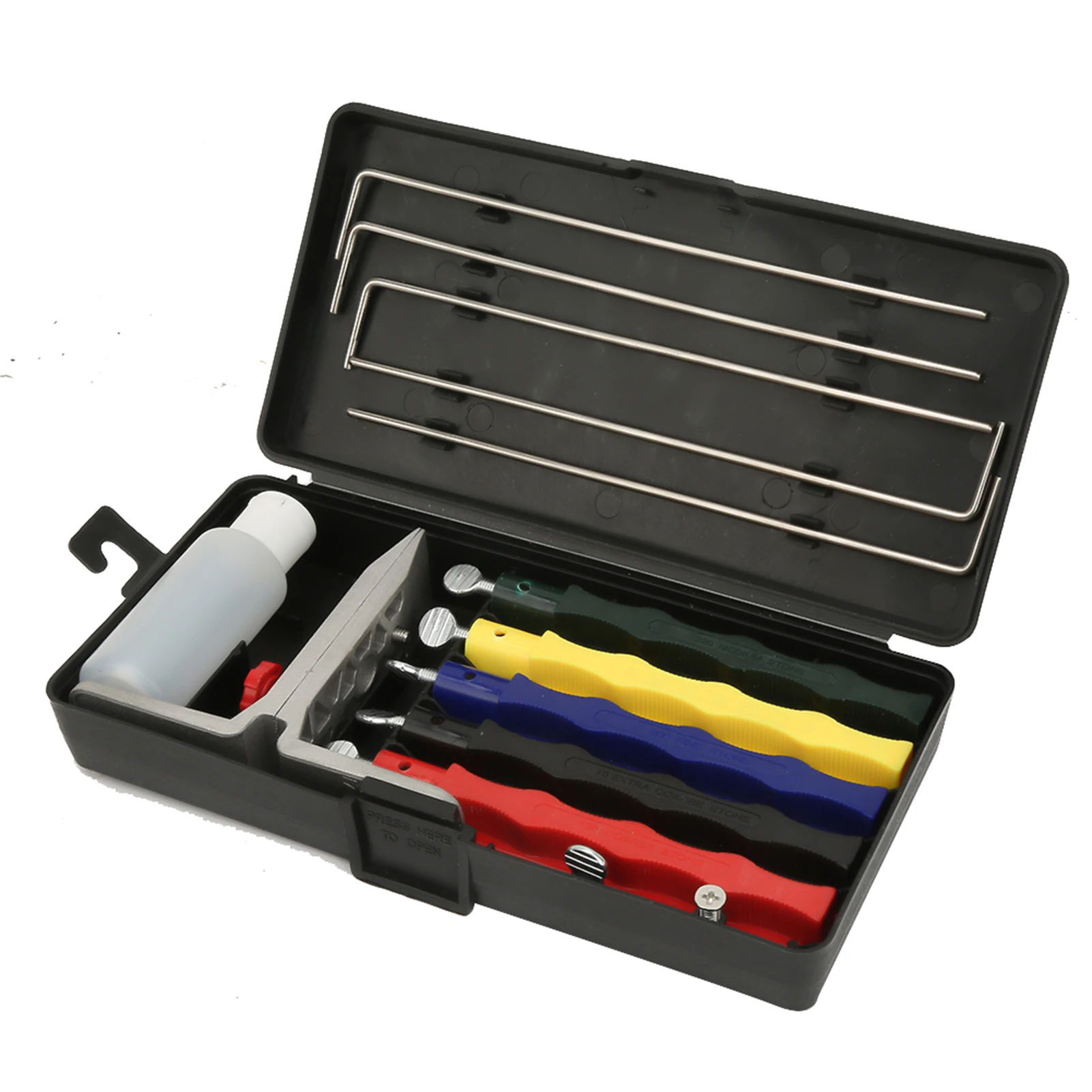 

Kitchen Sharpening System Grinder Sharpening Stone Set Professional Kitchen FiX angle Knife Sharpener System Kit
