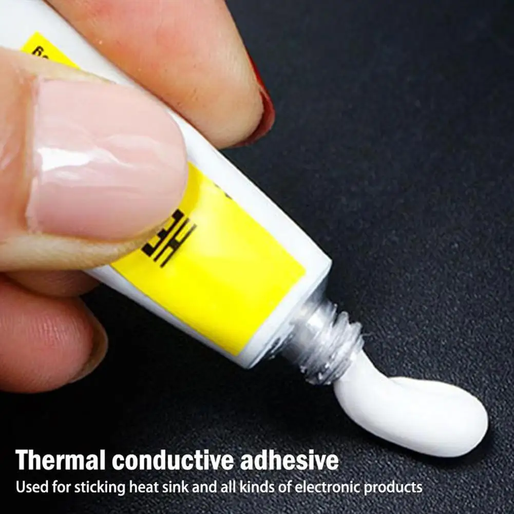 Pâte thermique conductrice, colle adhésive visqueuse pour dissipateur thermique, pour puce VGA RAM LED IC, refroidisseur, radiateur, 1/3/5 pièces