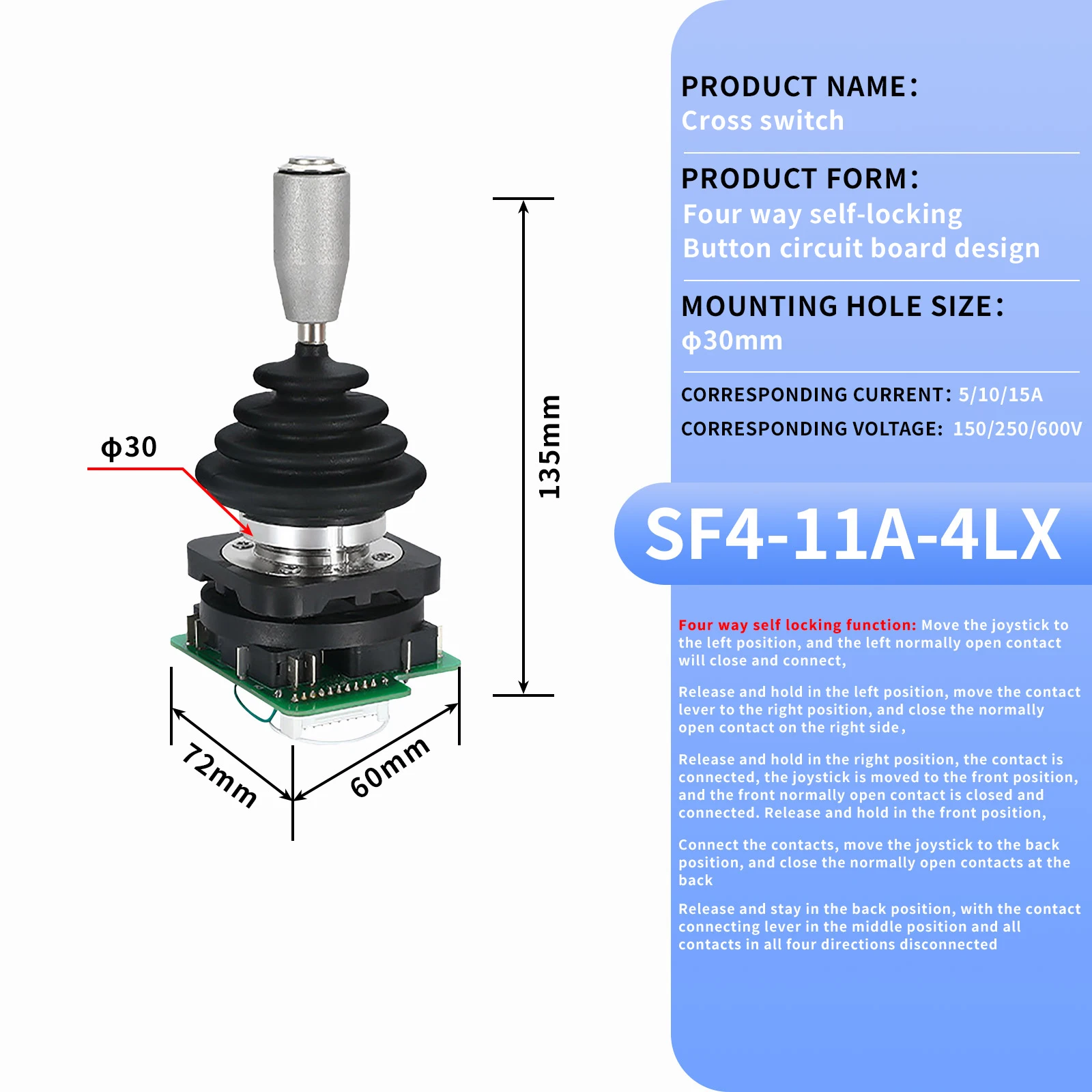 Variant: fourway self locking