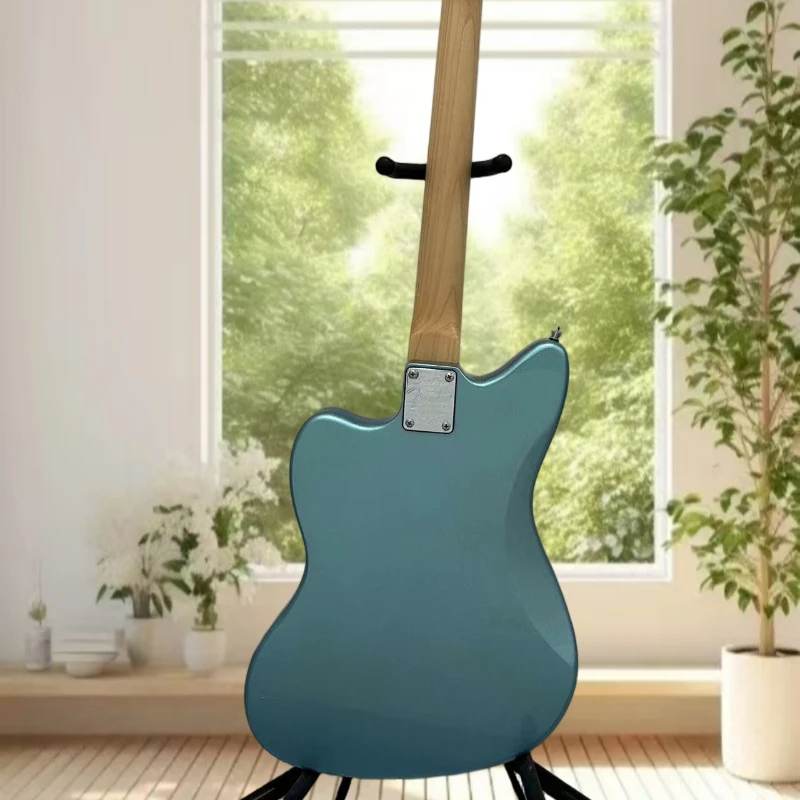 Lake Blue Electric Guitar Dual P90 Pickups Floating Tremolo Bridge Mahogany Body Rosewood Neck Surf Rock Indie Free Delivery