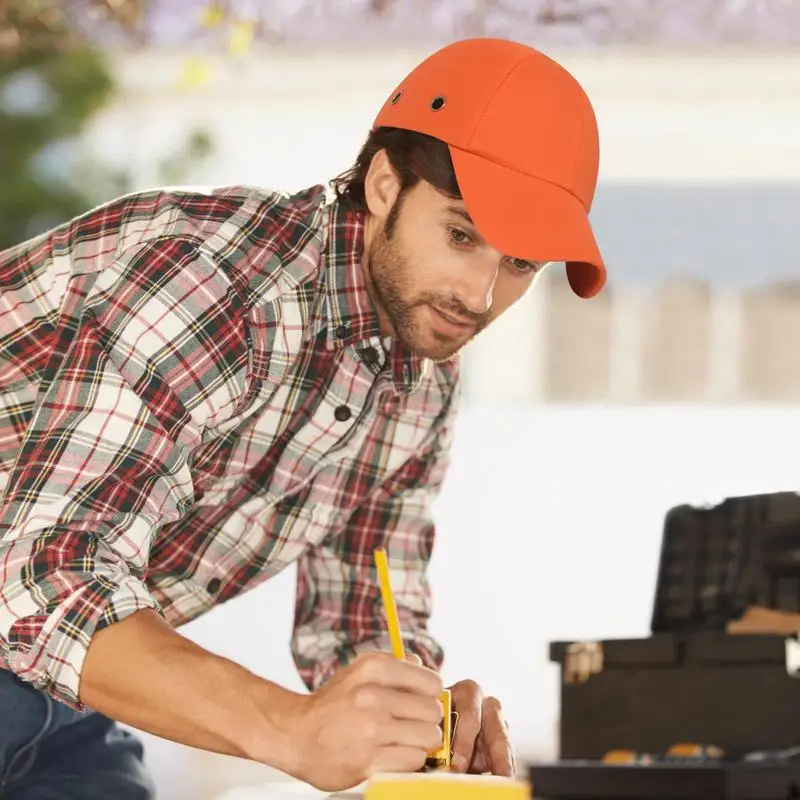 最新作の安全保護ヘルメット、バンプキャップ、硬質インナーシェル、野球帽スタイル、作業場、工場、店舗、頭部保護用