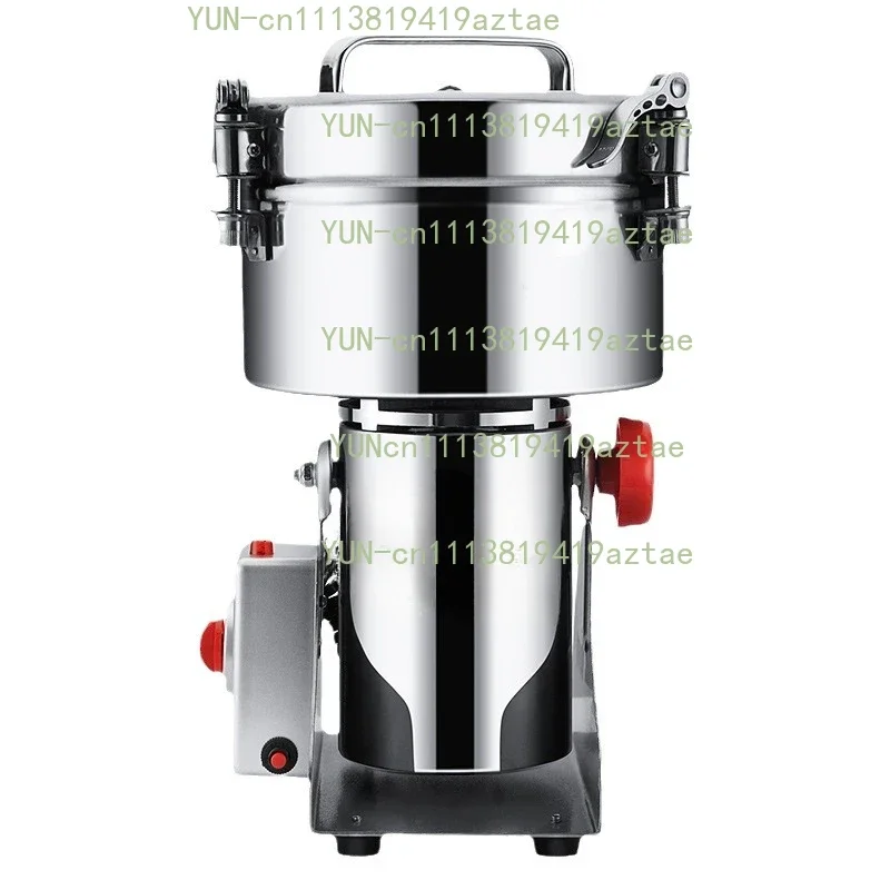 220V/110V 2500g Stainless Steel Traditional Medicine Pulverizer Electric Grinding Machine Large-scale Ultra-fine Seasoning