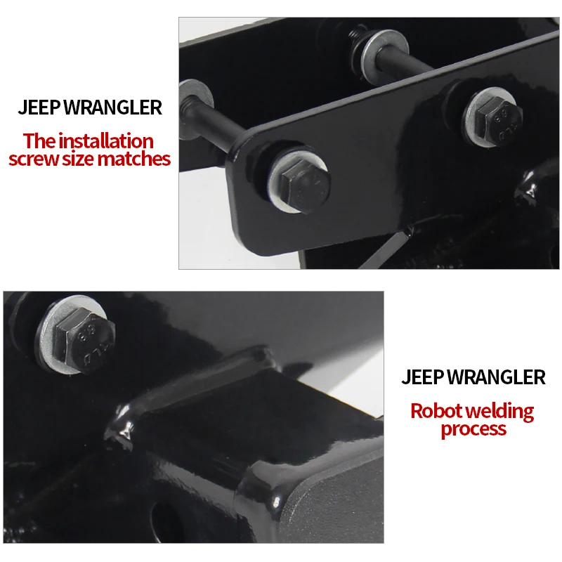 Modification of 2-inch square mouth base For Jeep Wrangler JK/JL 4x4 off road accessories Convenient to use trailer hook device