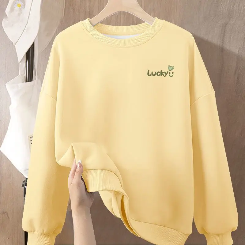 بلوزات نسائية Y2K مزينة باللون الوردي الجمالي ورقيقة ورقبة دائرية من الأمام والخلف بأحرف قوطية وسحاب قابل للتنفس ورياضة سميكة #3