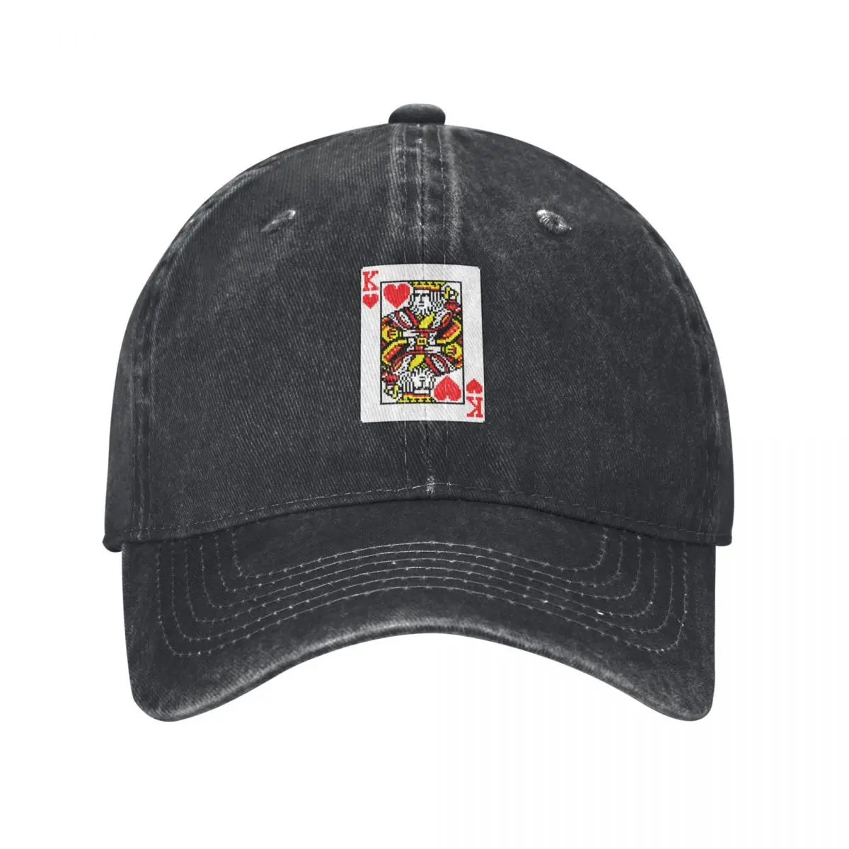 

King of Hearts Pixel Art Baseball Cap Trucker Hat Ball Cap Beach Hats For Women Men's