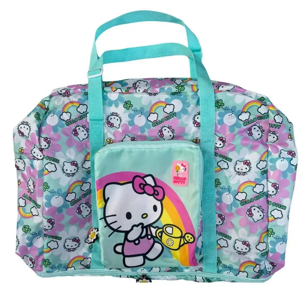 

Hello Kittys Travel Bag Cartoon Foldable Large Capacity Storage Bag Portable Crossbody Luggage Bag Bags for Woman