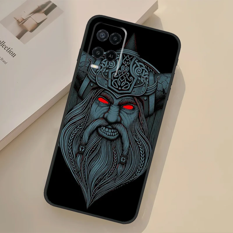 Odin Slavic Gods Case For OPPO A98 A78 A58 A96 A76 A16 A53S A57S A15 A5 A9 A54 A74 A94 A52 A72 A91 A17 A77