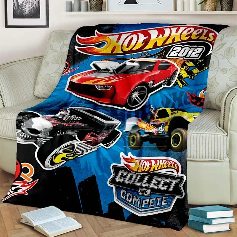 3D Print H-Hot Wheels Lightweight  Flannel Throw Blanket,Multi-purpose Holiday Gift Blanket Warm And Soft Blankets All Season@0￥