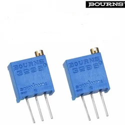 5Pcs/Lot Bourns Original Genuine Multi-Turn Precision Adjustable Potentiometer 3296W-1-100Lf 101/102/103/104/105/201/202/203/501/502/503/204/500/501/502 10K100K