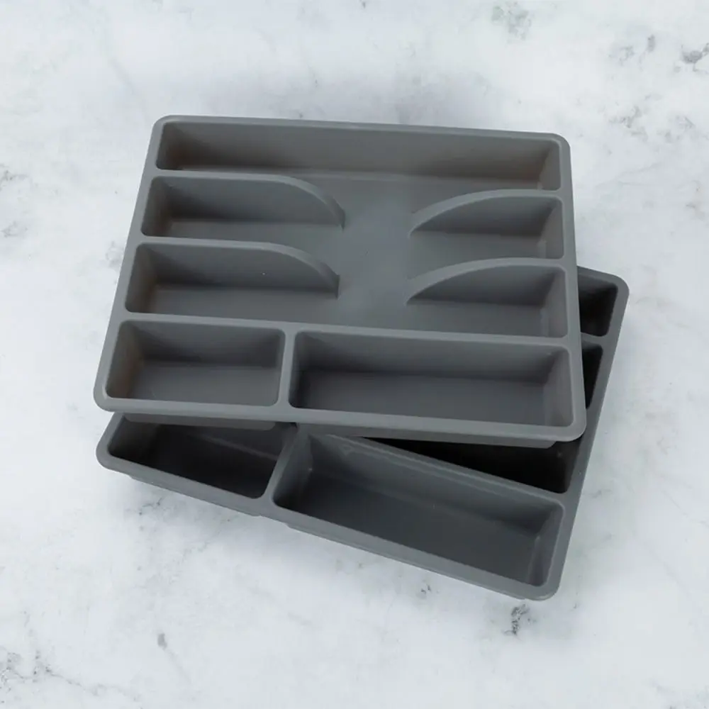 Silverware Trays Drawer Organizer Kitchen Cooking Utensils Holder Cutlery Storage Holder Utensil Organizer Tray