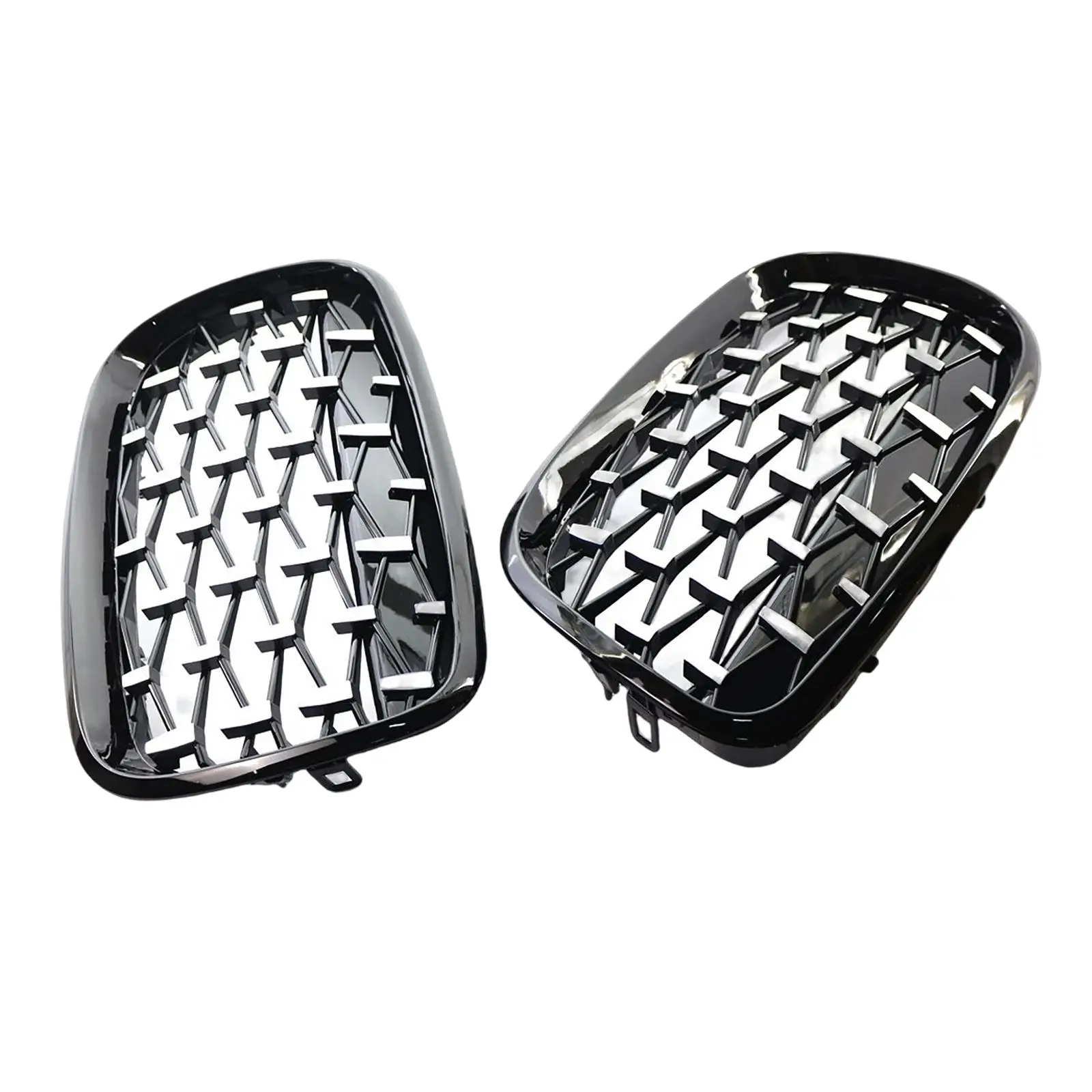 Front Kidney Grill Diamond Star Shaped for BMW x5 E70 08-13 Easy to Install