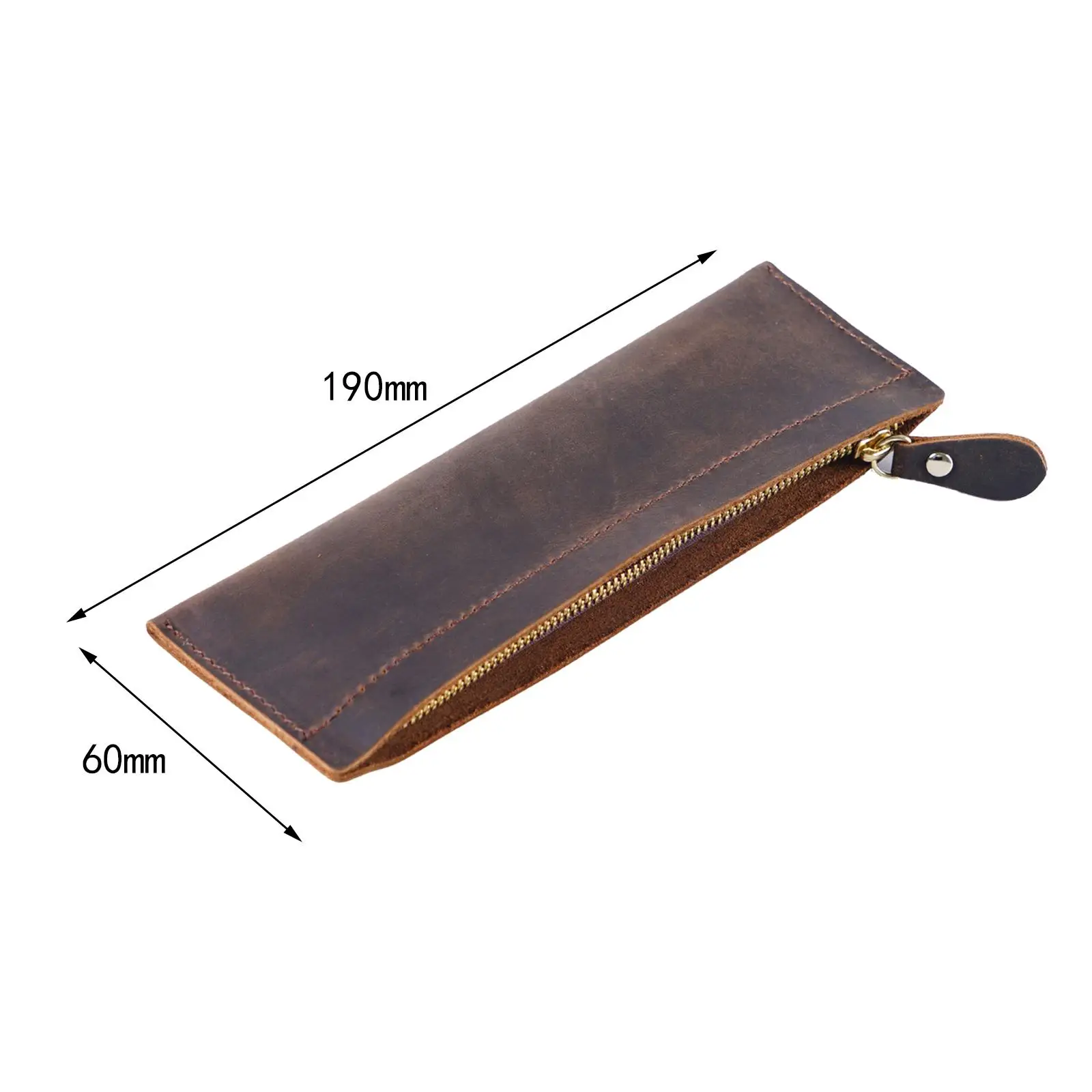 Purse Bag PU Leather Pen Pencil Pouch for Students Teenagers Travel