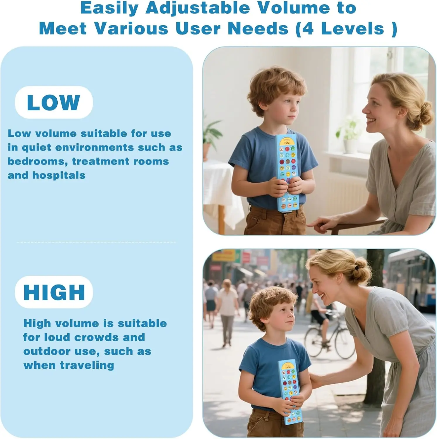 Non Verbal Communication Tools Autism Talking Aids with 6 Programmable Buttons  Autism Toys for Kids Nursery Classroom