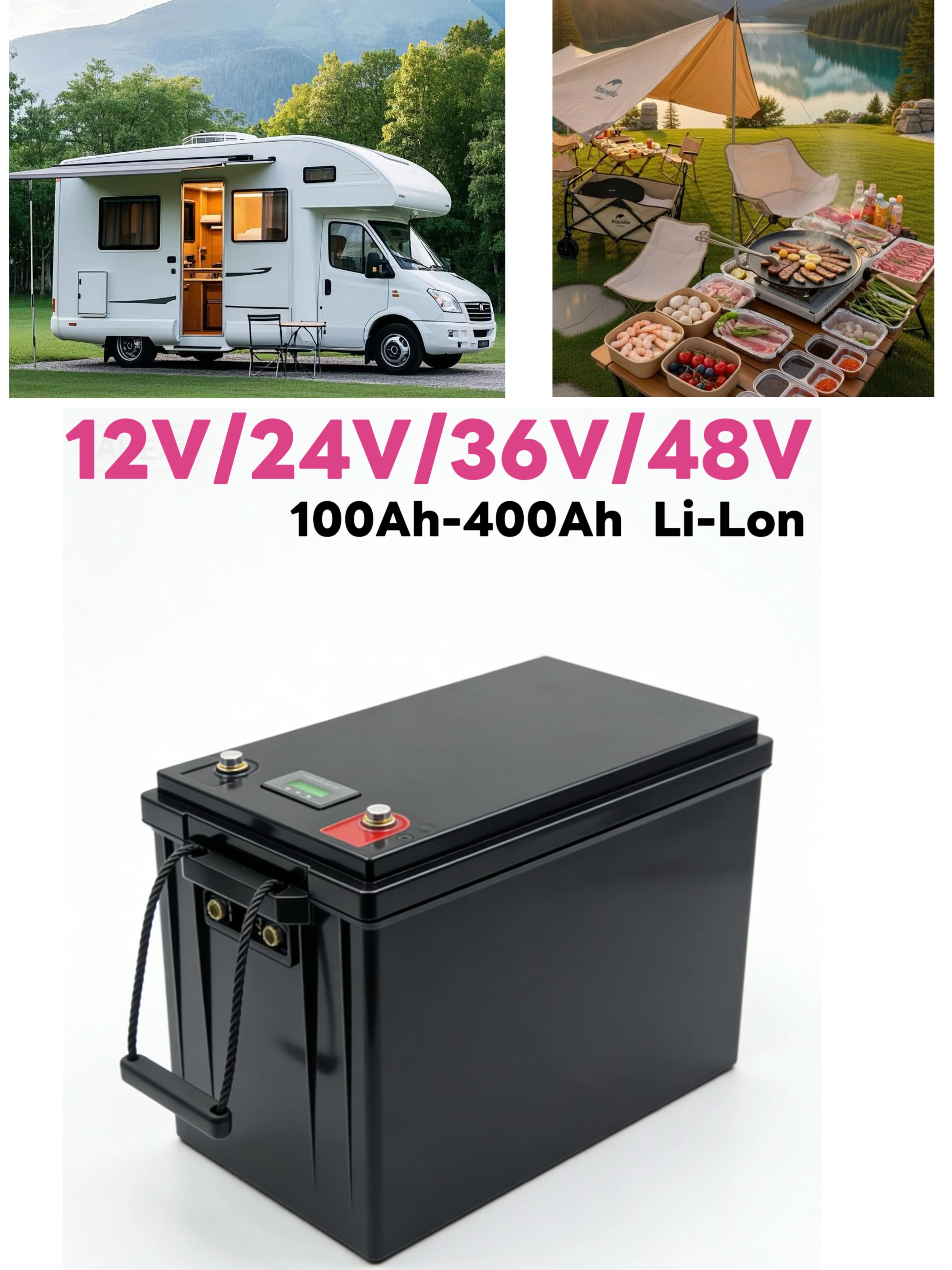 12V 200Ah/48V 100Ah…