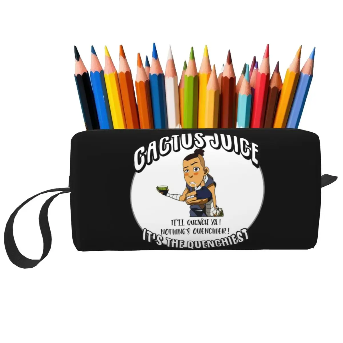 

Sokka's Cactus Juice Avatar The Last Airbender Pencil Case for Kids Gifts Pen Box Pencil Bag Women Cosmetic Bag Organizer Pouch
