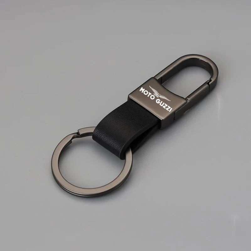 For Moto Guzzi V85 TT V7 V9 Audace Griso Breva Series High Quality Motorcycle Accessories Leather Keychain