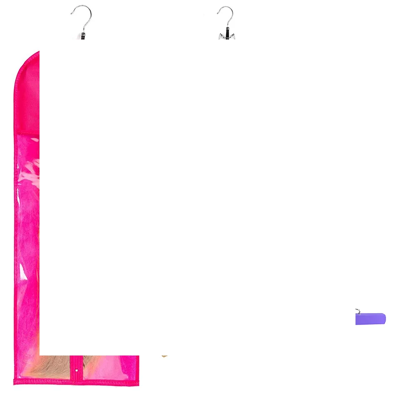 

Зажим для парика из цельного дерева, портативная вешалка для сумки для парика, держатель для хранения, зажим для утка натуральных волос, переноска для наращивания волос