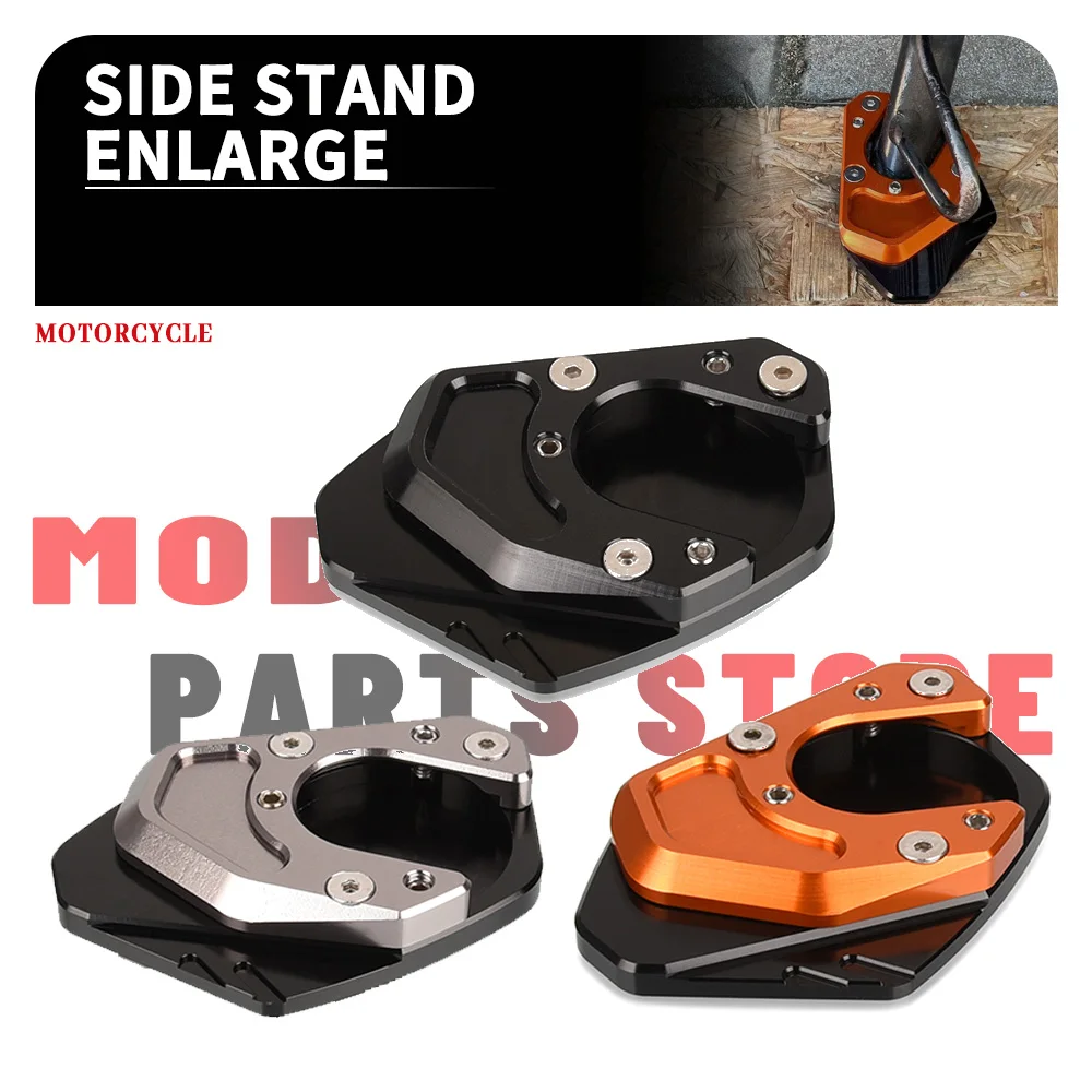 

For Husqvarna Svartpilen 401 2018-2019-2020-2021-2022-2023 Motorcycle CNC Kickstand Enlarge Plate Side Stand Extension Pad