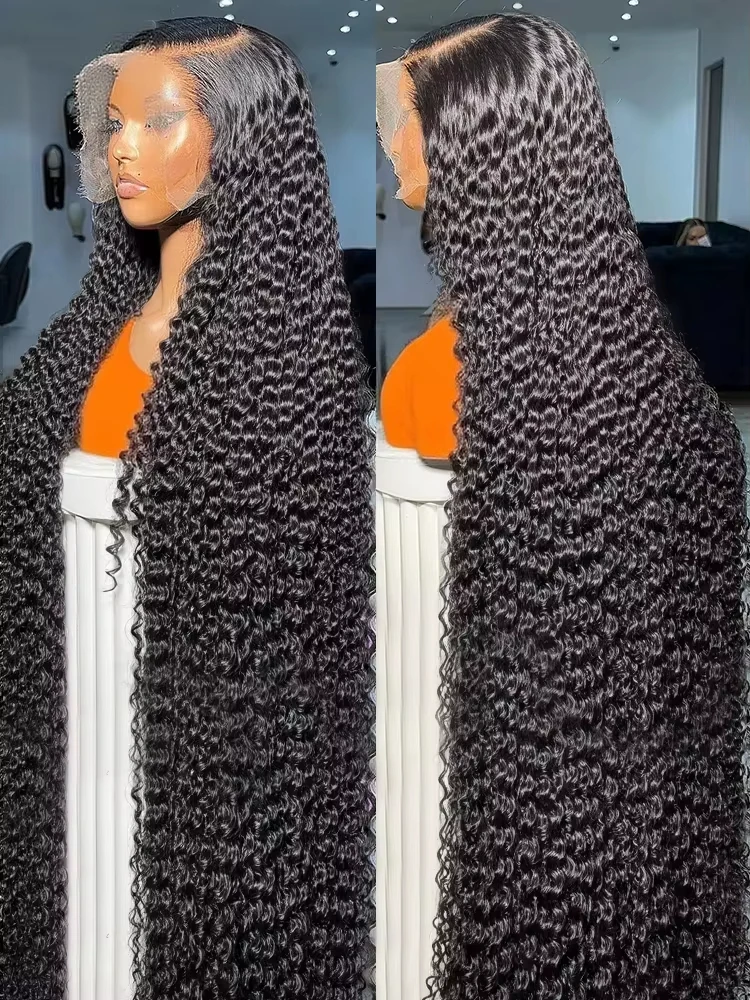 

42 Inch Deep Wave 13x6 HD Lace Front Wigs Human Hair 250 Density 12A 100% Virgin Frontal Wigs Human Hair 13x6 Deep Wave