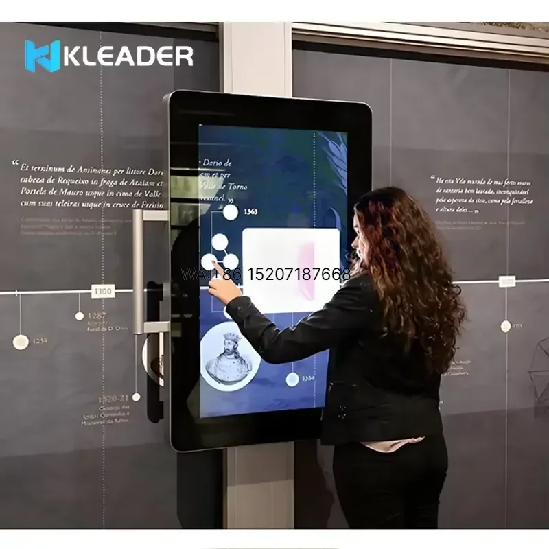 Wmwmnu for Interactive Sliding Screen Vertical AR Museum Intelligent Opening Exhibits Touch Slide Show Wall Display