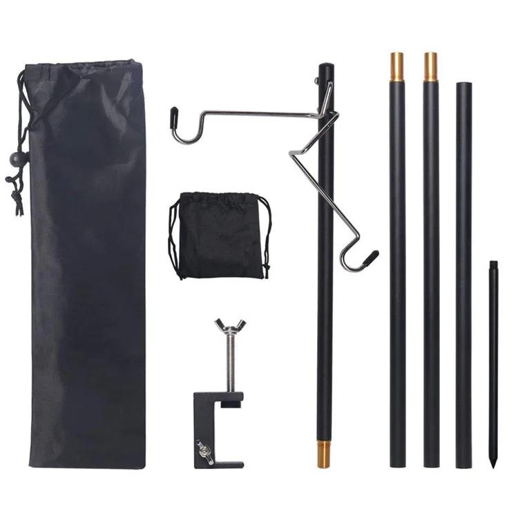 

Портативная складная алюминиевая стойка для кемпинга и рыбалки на открытом воздухе