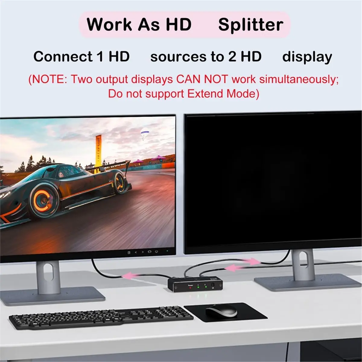 update. Bi-Directional 8K HDMI-Compatible Switcher 2 in 1 Out 8K@60Hz 4K@120Hz 48Gbps Switch with Remote Control for PC Xbox PS5