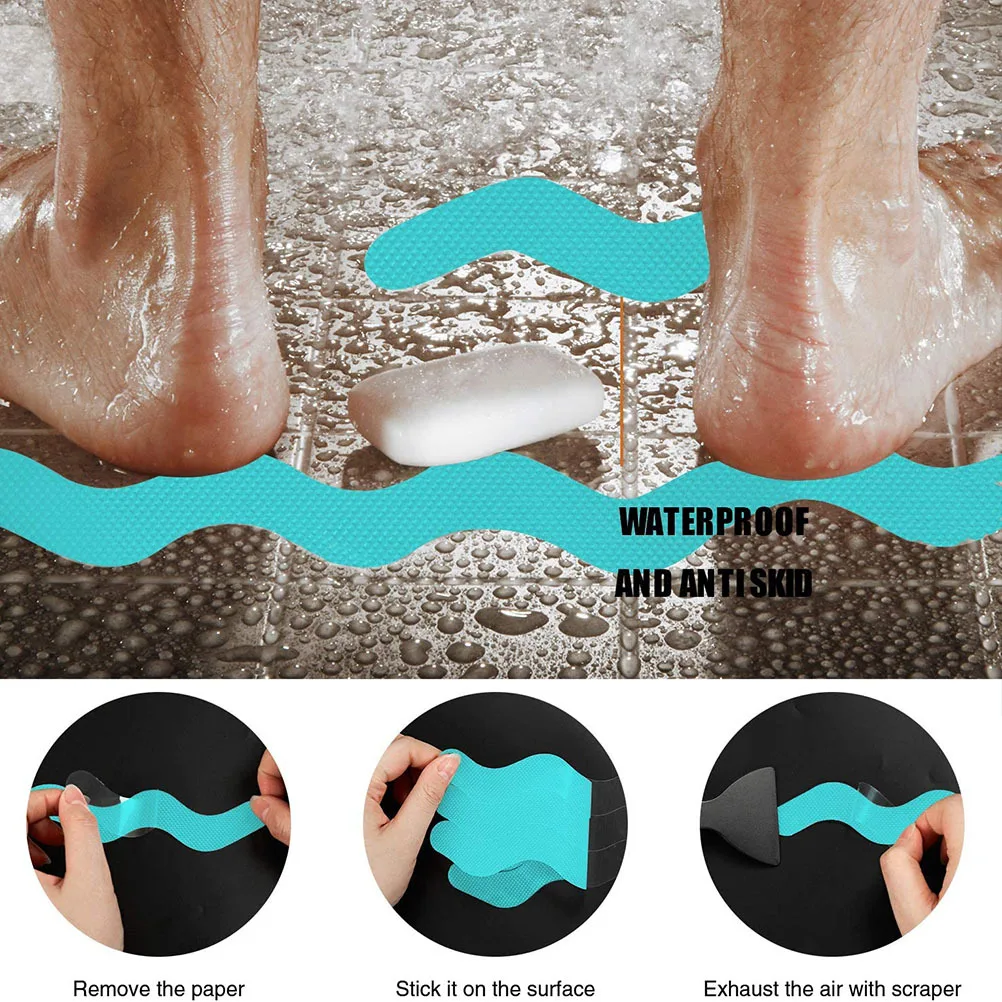 

Nonslip Bathtub Stickers Anti Skid Tape Bathroom Pools Stairs Doorway Safe Nonfade Acrylic Glue Bathtub Sticker