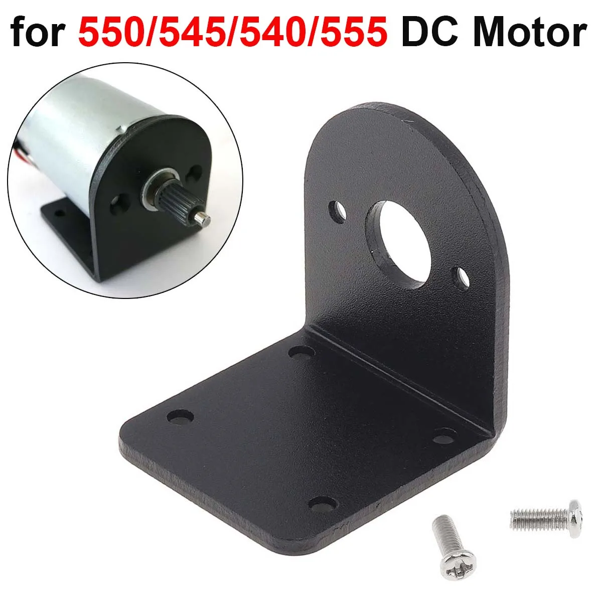 DC Motor Mount Bracket L Shaped Fixing Mounting Bracket Straight Plate Holder For 550/775 /895/365 Stepper 28/35/42 Nema17/23